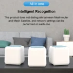 WAVLINK WN535M3 For Home Office 3pcs Mesh Wireless Router AC1200 Dual Band WiFi Signal Booster - Image 8