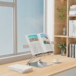 AP-2DB With Book Clips Portable Folding Laptop Adjustable Hollow Heat Dissipation Stand - Image 4