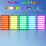 VLOGLITE W140RGB For Vlogging Photography LED Video Light Full Color RGB Camera Fill Light - Image 6