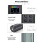 VLOGLITE W150RGB-II With LCD Display RGB Video Light Handheld Light Stick LED Video Light - Image 7