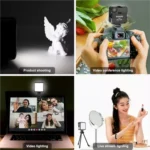 VLOGLITE W49 Photography Cell Phone Live Streaming Beauty Lights Mini Fill Light LED Camera Light - Image 5