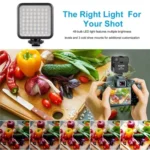 VLOGLITE W49 Photography Cell Phone Live Streaming Beauty Lights Mini Fill Light LED Camera Light - Image 6