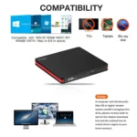 BT669 USB3.0 Laptop CD / DVD Burner Player Optical Drive Case External DVD Drive Enclosure - Image 4