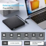 BT668 Readable TF / SD Card USB Multi-Function CD Disc Player External Optical Drive DVD Burner - Image 2