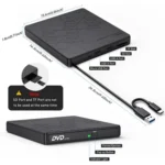 BT668 Readable TF / SD Card USB Multi-Function CD Disc Player External Optical Drive DVD Burner - Image 7