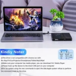 BT689 Portable DVD Burner External Optical Drive CD Player Win10 USB Optical Drive Recorder - Image 4