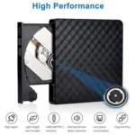 BT699 USB / Type-C External Optical Drive Case Laptop DVD Burner Portable Slim Disc Player - Image 2