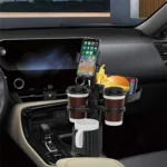A06 Multifunctional Car Cup Mug Bottle Holder Mobile Phone Mount Stand Food Snack Tray Table - Image 4
