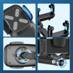 R010 Universal Vehicle Rearview Mirror Phone Holder Multifunctional Retractable Cell Phone Car Mount - Image 6