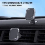 C18 With Air Vent Clip Car Adhesive Dashboard Mount Magnetic Phone Holder Bracket - Image 4