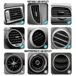 C18 With Air Vent Clip Car Adhesive Dashboard Mount Magnetic Phone Holder Bracket - Image 6