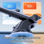 D39+105 With Air Vent Clip Suction Cup Base Telescopic Arm Automatic Clamp Car Phone Holder Bracket - Image 4