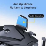 D39+105 With Air Vent Clip Suction Cup Base Telescopic Arm Automatic Clamp Car Phone Holder Bracket - Image 5