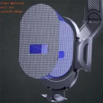 ES33 Car Mobile Phone Holder Bracket Carbon Fiber 360 Degree Rotation Suction Cup Mount - Image 6