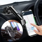 D-281+105+K5 Dashboard Cell Phone Mount Car Air Vent Bracket Car Phone Holder Suction Cup - Image 2