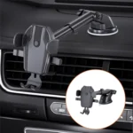 D-281+105+K5 Dashboard Cell Phone Mount Car Air Vent Bracket Car Phone Holder Suction Cup - Image 4
