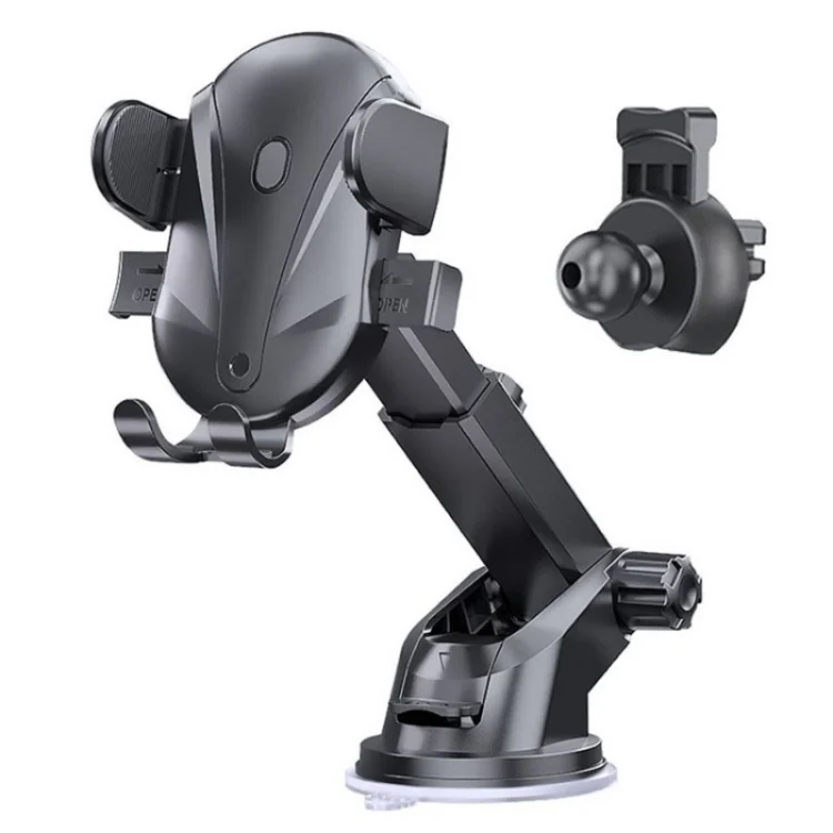 D-43+128+120 Multi-functional Car Air Vent Dashboard Telescopic Suction Cell Phone Mount