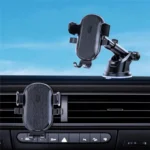 D48+105+K5 Brushed Pattern Car Dashboard Windshield Telescopic Suction Cup Air Vents Phone Mount - Image 6