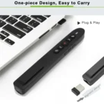 T5-H-L Red Laser Pointer Presentation Clicker 2.4GHz PPT Remote Control Presenter Flip Pen - Image 5