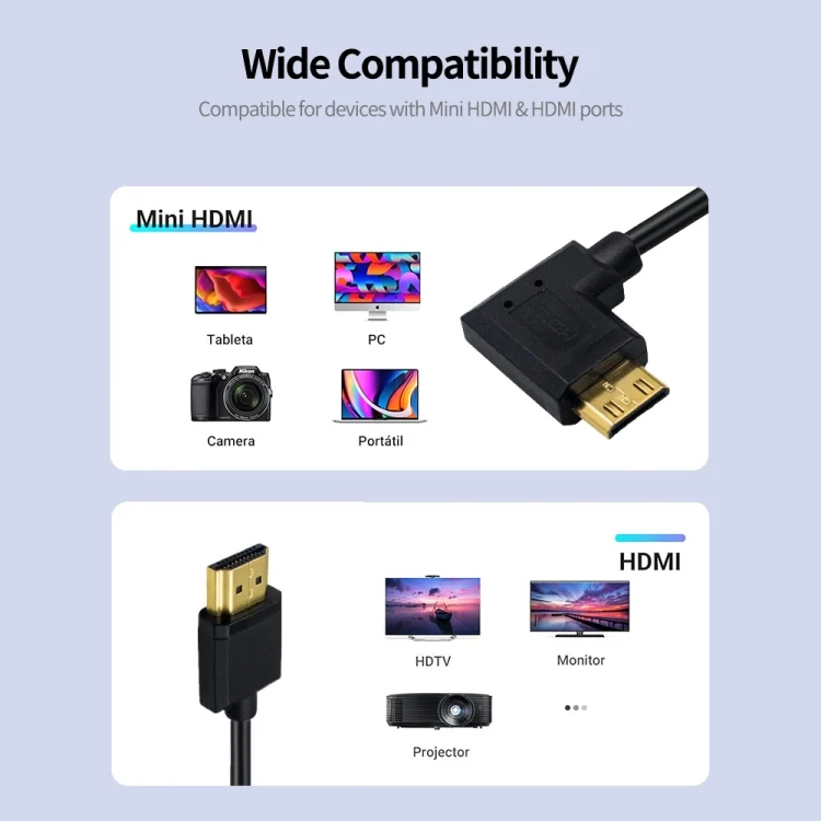 SYA0023851_B5.webp JUNSUNMAY 4K 60Hz Mini HDMI Male to HDMI 2.0V Male Spring Cable - Image 6