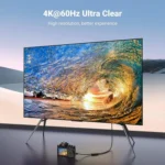 JUNSUNMAY 4K 60Hz Mini HDMI Male to HDMI 2.0V Male Spring Cable - Image 7