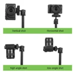 YUNTENG VCT-580 DSLR Camera Telescopic Tripod Mount with 1 / 4 Screw - Image 4