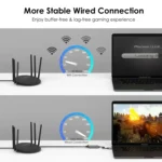 WAVLINK NWU329GC Type-C to RJ45 LAN Network Cable Converter Gigabit Ethernet Adapter - Image 3