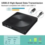 YJ895 High Speed DVD Burner Type-C Computer Laptop External Optical Drive Burner - Image 3