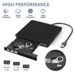 TG30N CD VCD Reader Burner Zebra-stripe Design Laptop Computer External DVD Drive - Image 5