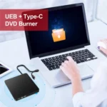 XD009 External CD Reader VCD Burner Ultra-thin Design Laptop Computer USB 3.0+Type-C DVD Drive - Image 3