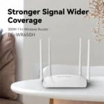 LB-LINK WR450H 4x5dBi High Gain Antennas WiFi Extender 300Mbps Wireless Router - Image 3