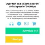 LB-LINK BL-WN351 For Desktop Computer Laptop 300M USB Wireless Network Card WiFi Receiver - Image 4