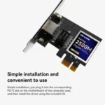 LB-LINK BL-GP2500M Single Port Desktop PC 2.5Gbps PCIE Gigabit 2500M Wired Network Card - Image 3