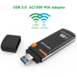 WAVLINK WN688A3D Dual Band Wireless Network Adapter AC1300 Portable USB 3.0 WiFi Dongle - Image 6