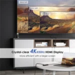 WAVLINK UHP3413 6 in 1 4K Thunderbolt 3 Type-C Devices Hub Adapter USB-C Docking Station - Image 3