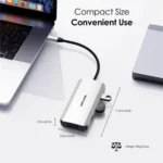 WAVLINK UMD304 Converter USB-C to Dual HD 4K 60Hz  HUB 7-in-1 Laptop Docking Station - Image 10