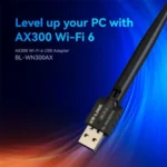 LB-LINK BL-WN300AX External High Gain Antenna WiFi 6 USB Wireless Network Adapter - Image 2