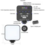 VLOGLITE T64RGB Mini Pocket Beauty Light Portable RGB Fill Light Cell Phone Camera Video Fill Light - Image 3