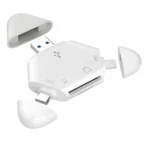 LCOPM For Type-C / USB Computer Android Magnetic Card Reader Tablet SD/TF OTG Card Reader