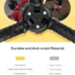 JMARY MT25 Portable Black With Phone Holder Ball Head Selfie Stick Flexible Octopus Tripod - Image 7