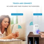 WAVLINK WN576K1 AC1200 Household WiFi Router Network Extender Dual Band Wireless Repeater (White) - Image 5