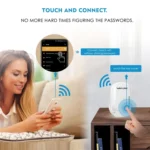 WAVLINK WN576K1 AC1200 Household WiFi Router Network Extender Dual Band Wireless Repeater (White) - Image 6