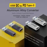 USB-A  Male QC3.1 to Type-C Female PD 10Gbps Converter Adapter - Image 2