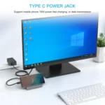 WAVLINK WL-UHP3D01 Portable Type-C Cell Phone Docking Station Multi-Port USB HUB Adapter - Image 3