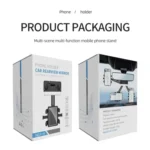 H23-8 New Multifunction Rearview Mirror Phone Holder Rotatable Retractable Phone Mount - Image 8