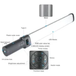 VLOGLITE W270RGB Live Streaming E-Sports Handheld Fill Light LED Studio Light - Image 5