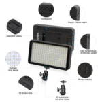 VLOGLITE W228 Dual Color Temperature Portable Photographic Fill Light High-Brightness Video Light - Image 4
