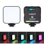 VLOGLITE W64RGB Dimmable RGB LED Pocket Fill Light 20 Modes Live Broadcast Video Light
