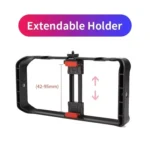 JMARY MT-33 Phone Stand Tripod ABS Video Recording Vlog Mobile Phone Rig Cage - Image 2