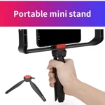 JMARY MT-33 Phone Stand Tripod ABS Video Recording Vlog Mobile Phone Rig Cage - Image 5